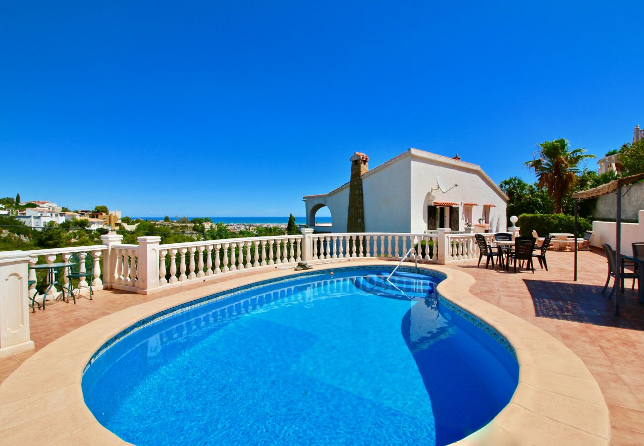 Villa en Denia - Villa con vistas panorámicas y piscina Marquesa JM 4 personas
