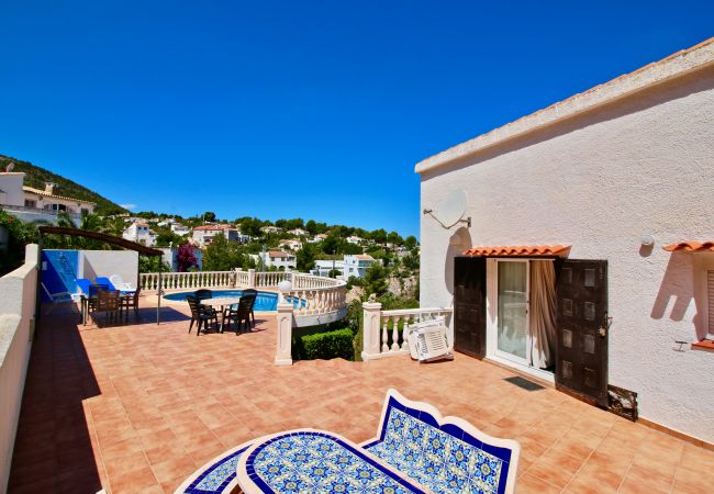 Villa en Denia - Villa con vistas panorámicas y piscina Marquesa JM 6 personas