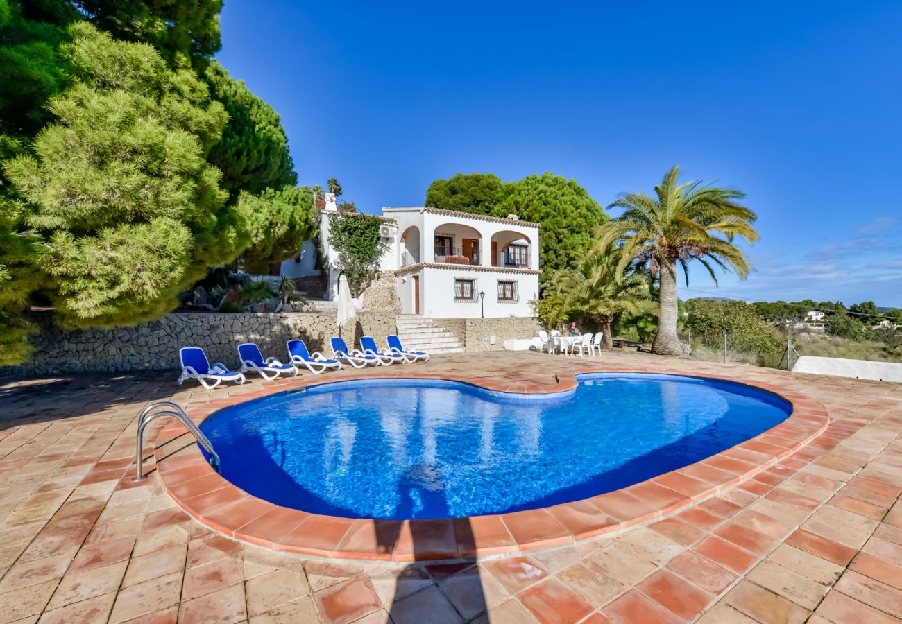 Villa en Benissa - FORTUNA,villa rústica en Benissa con vistas al mar para 6 pax wifi gratis