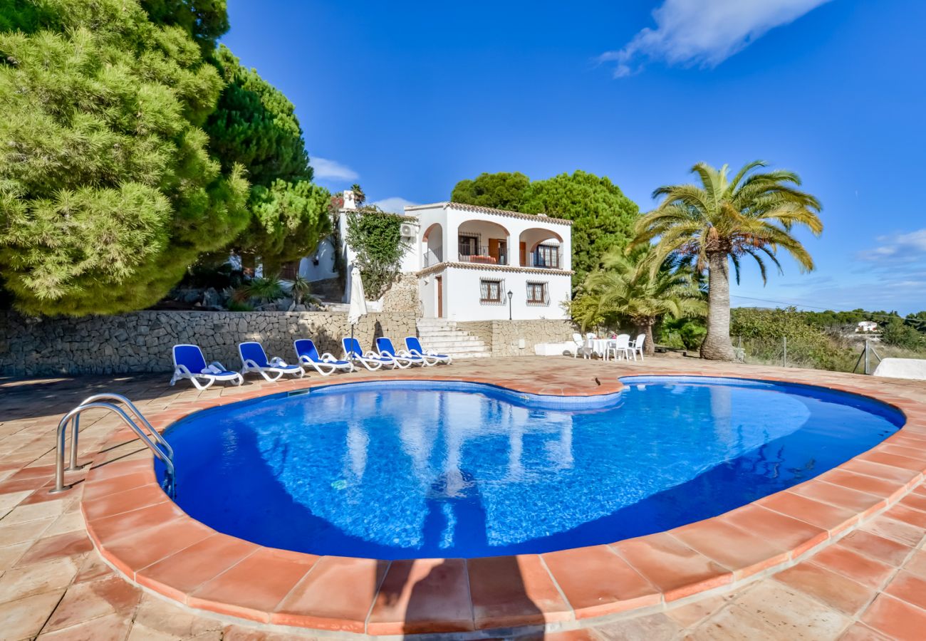 Villa en Benissa - FORTUNA,villa rústica en Benissa con vistas al mar para 6 pax wifi gratis