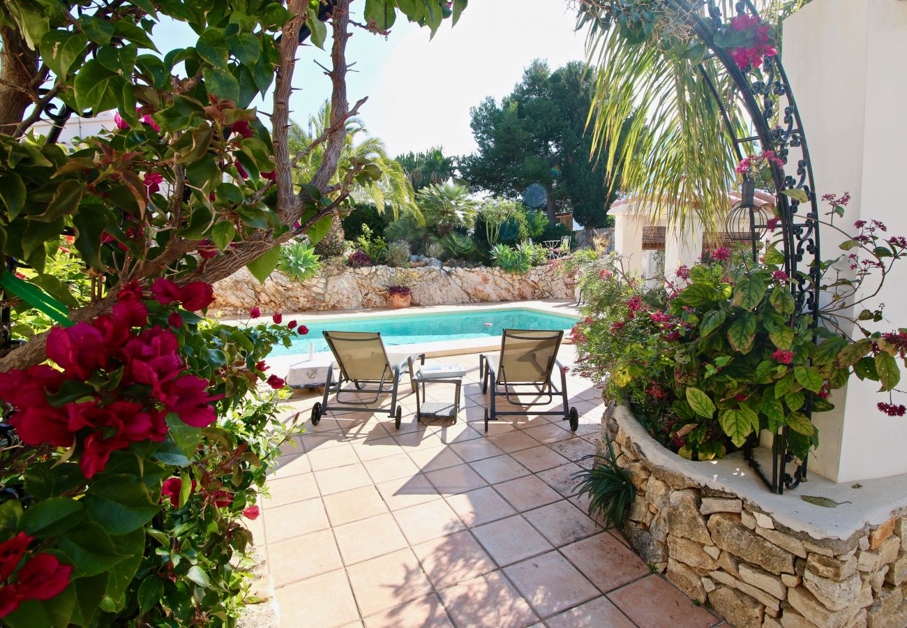 Villa en Denia - Villa con vistas al mar, aire acondicionado y piscina Marquesa CaMar 6 personas