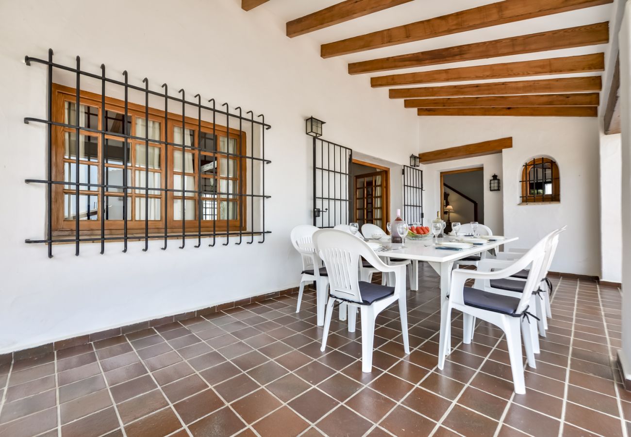 Villa en Moraira - Alquiler de villa en Moraira ANDURINA, para 10 pax junto al mar y piscina privada