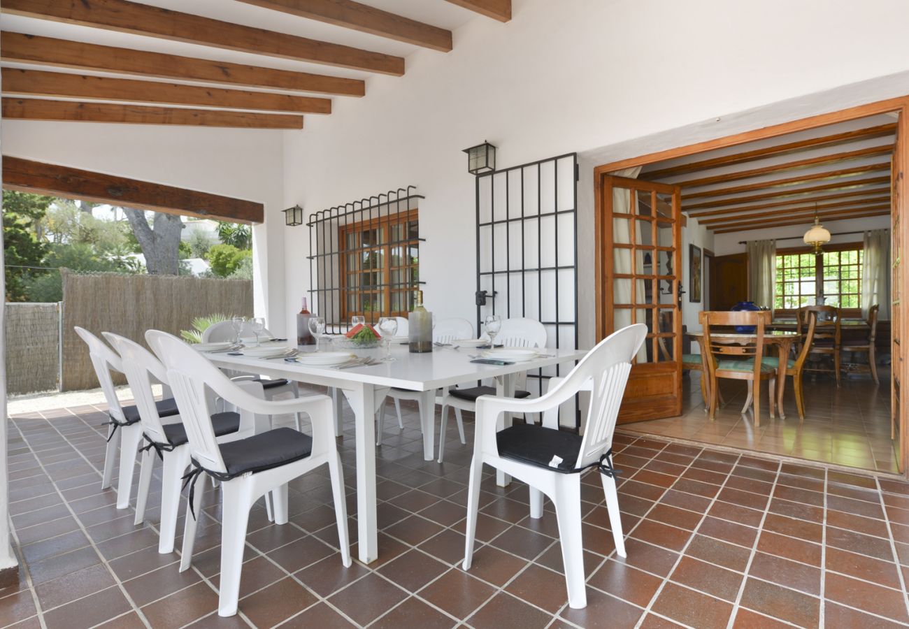 Villa en Moraira - Alquiler de villa en Moraira ANDURINA, para 10 pax junto al mar y piscina privada