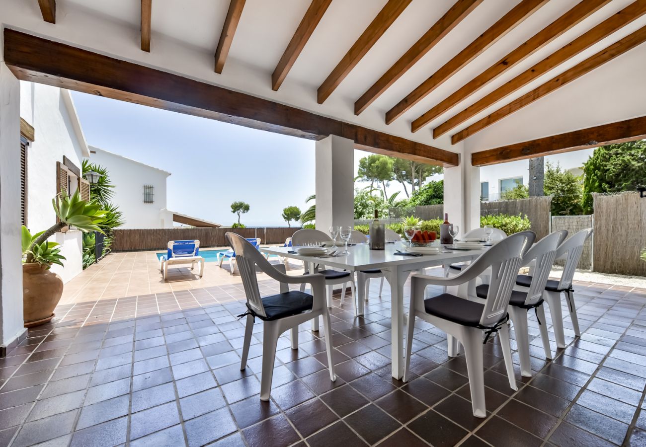 Villa en Moraira - Alquiler de villa en Moraira ANDURINA, para 10 pax junto al mar y piscina privada