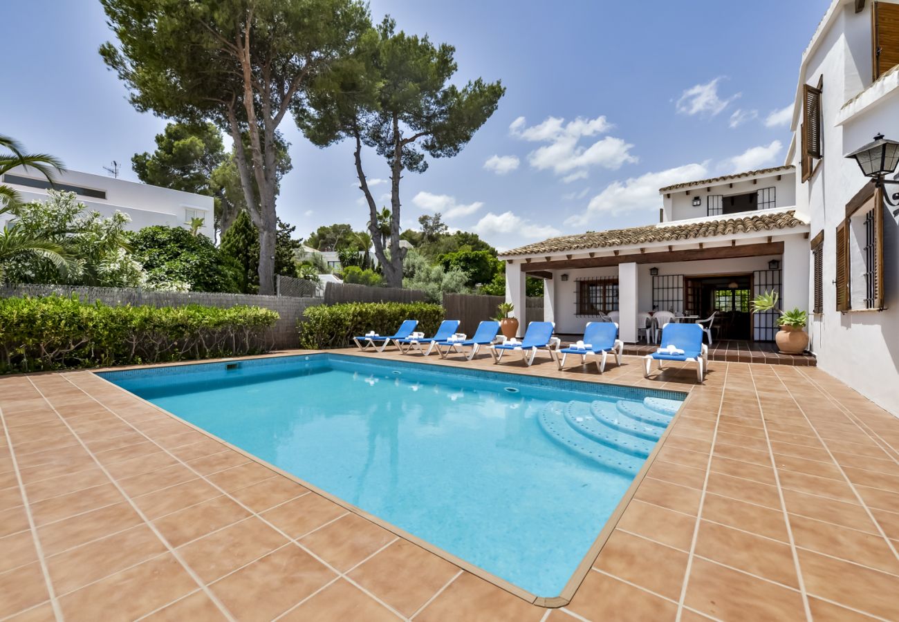 Villa en Moraira - Alquiler de villa en Moraira ANDURINA, para 10 pax junto al mar y piscina privada