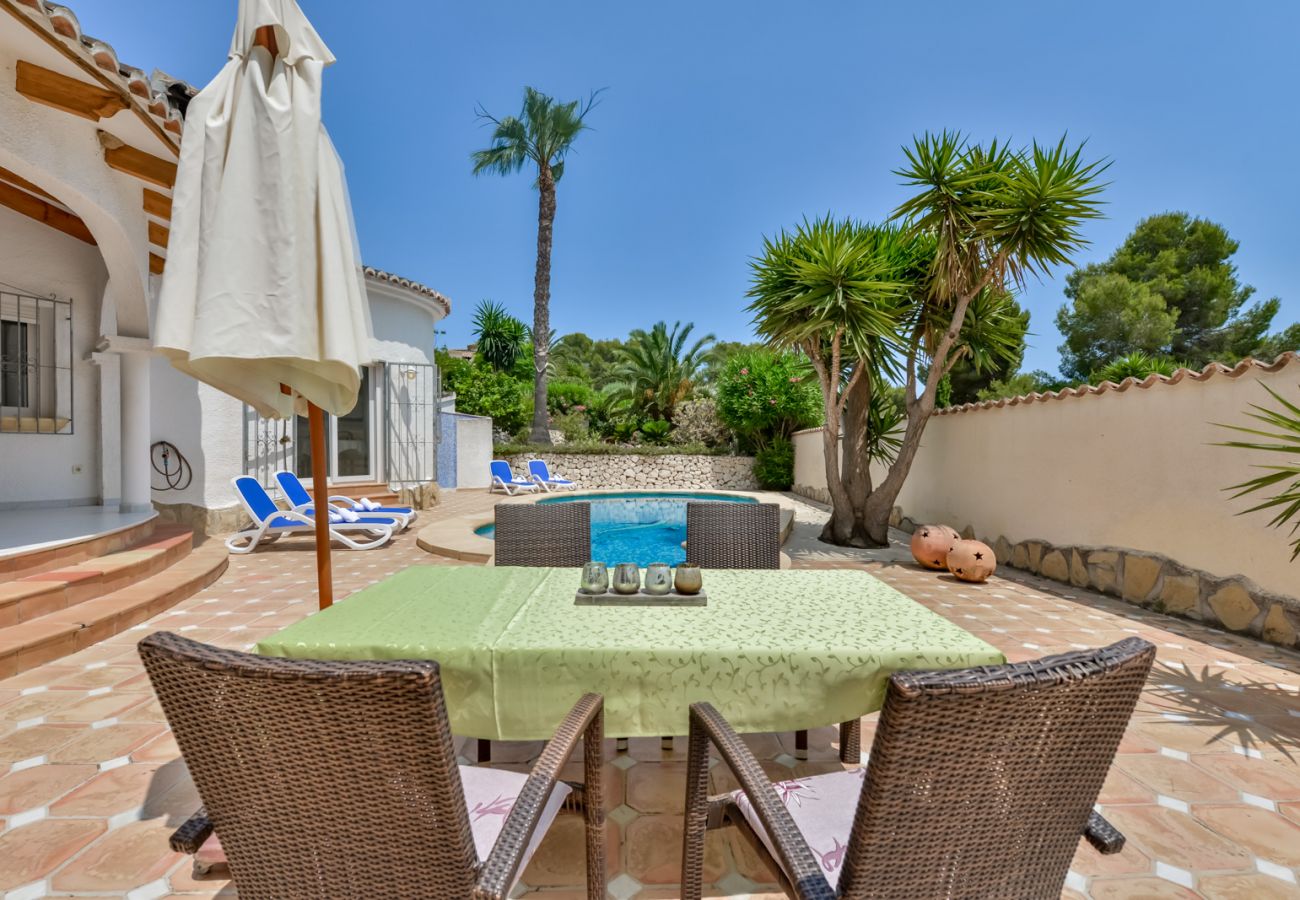 Villa en Moraira - SEBASTIAN,villa para 4 pax en Moraira y piscina privada. wifi gratis