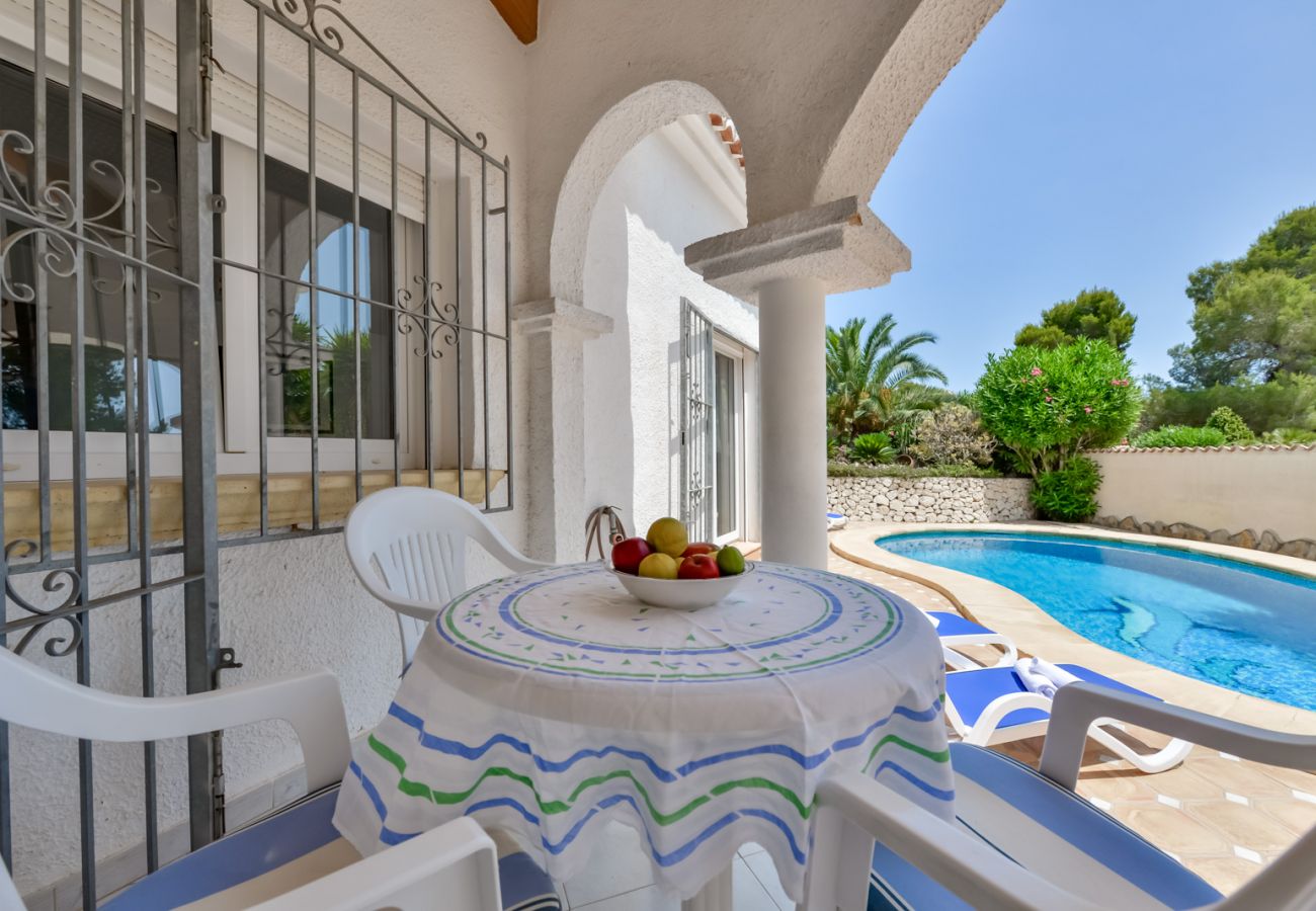 Villa en Moraira - SEBASTIAN,villa para 4 pax en Moraira y piscina privada. wifi gratis