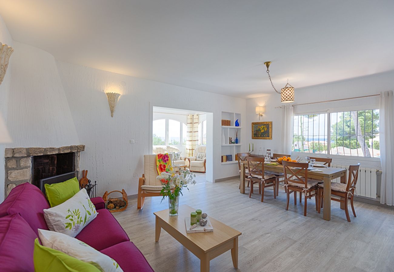 Villa en Benissa - MILOU, encantadora villa para 6 pax con vistas al mar, piscina privada y wifi gratuito