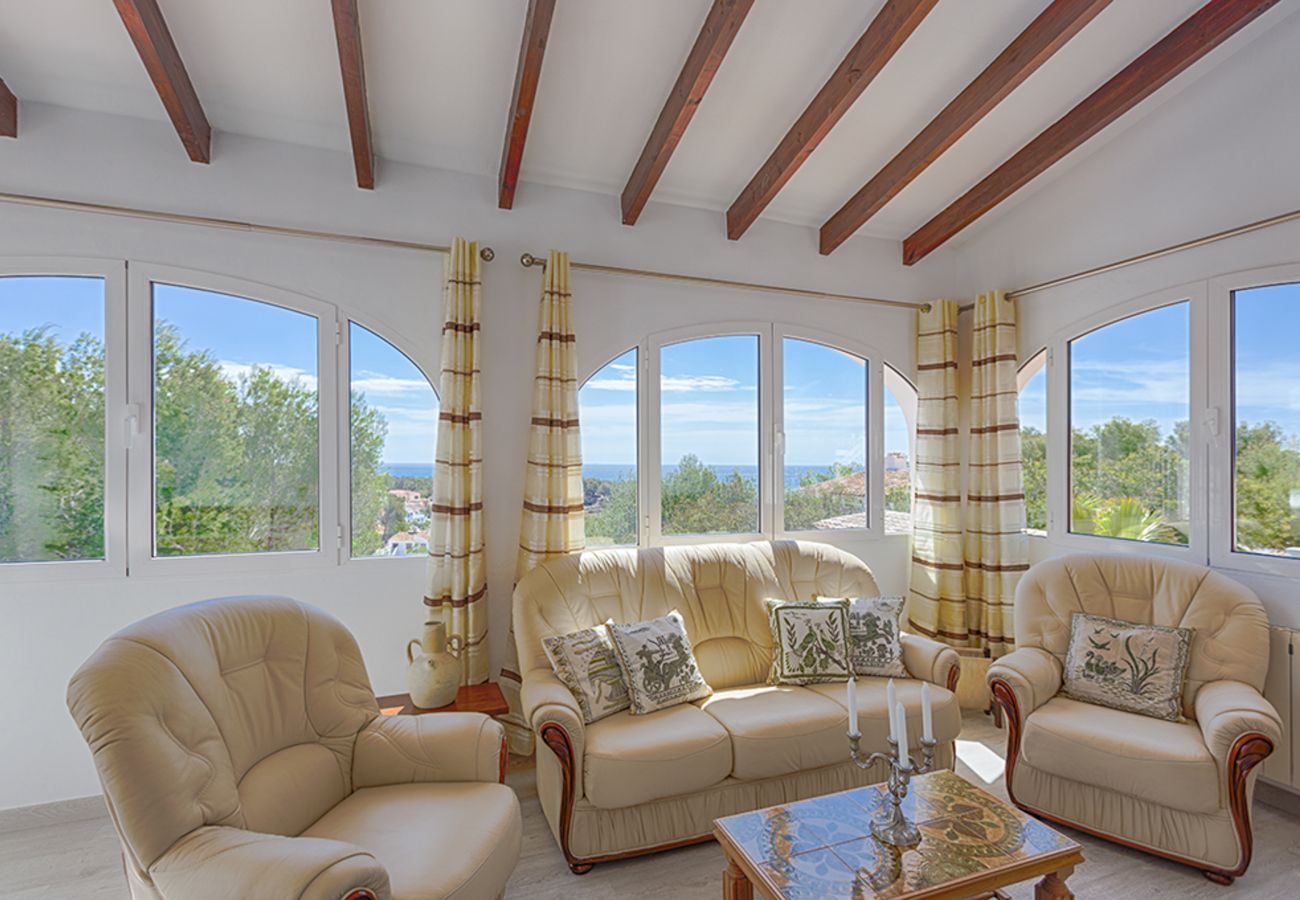 Villa en Benissa - MILOU, encantadora villa para 6 pax con vistas al mar, piscina privada y wifi gratuito