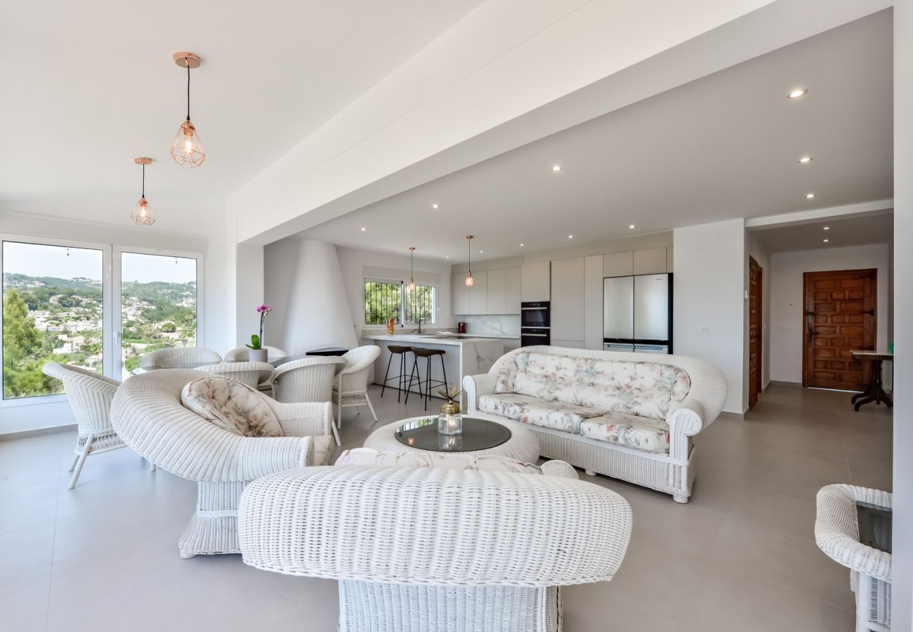 Villa en Benissa - Alquiler de villa en Benissa ARC para 12, piscina privada y vistas al mar