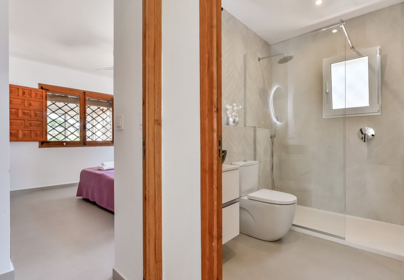 Villa en Benissa - Alquiler de villa en Benissa ARC para 12, piscina privada y vistas al mar