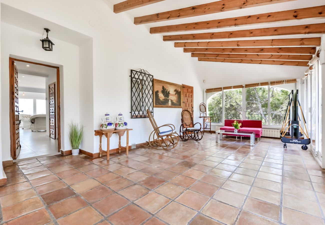 Villa en Benissa - Alquiler de villa en Benissa ARC para 12, piscina privada y vistas al mar