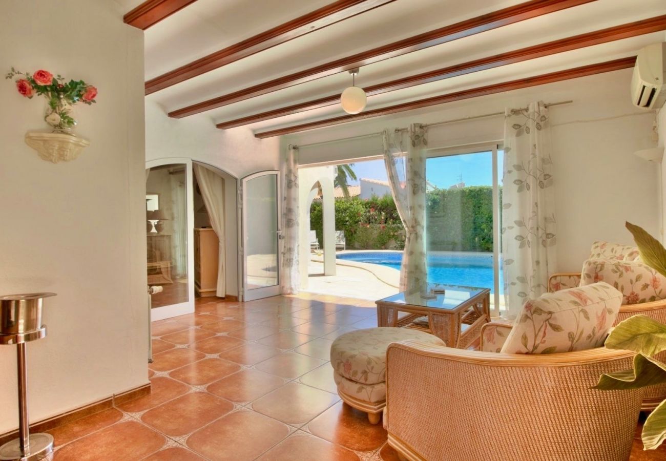 Villa en Els Poblets - Villa con aire acondicionado y piscina privada Almadrava DV 6p