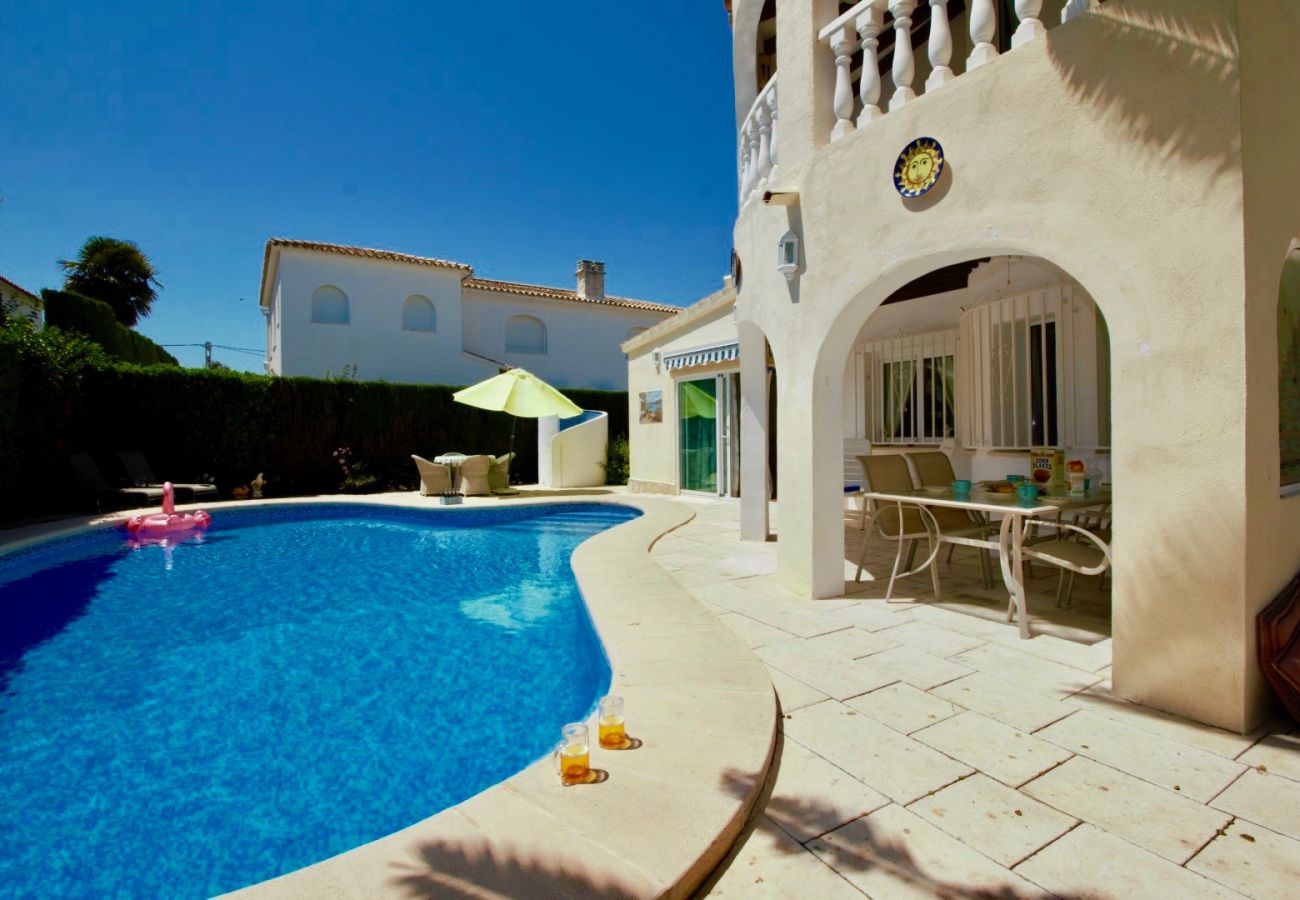 Villa en Els Poblets - Villa con aire acondicionado y piscina privada Almadrava DV 6p