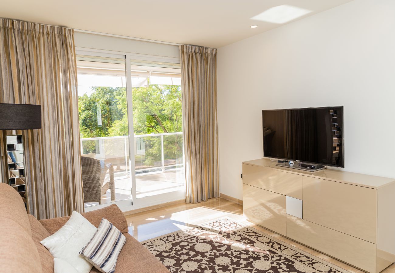 Apartamento en Javea / Xàbia - Golden Gardens Apartment Javea Arenal, Terraza, AACC, Wifi y a solo 600m de la Playa 