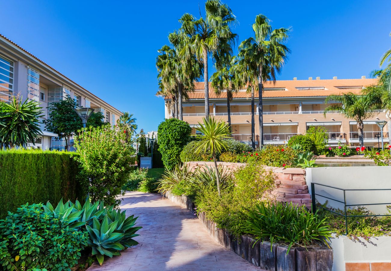 Apartamento en Javea / Xàbia - Golden Gardens Apartment Javea Arenal, Terraza, AACC, Wifi y a solo 600m de la Playa 