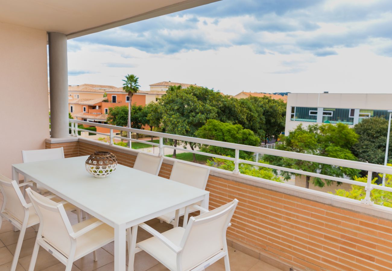 Apartamento en Javea / Xàbia - Golden Gardens Duplex I Apartment Javea Arenal , 3 Terrazas, AC, Piscina, a solo 600m de la Playa!