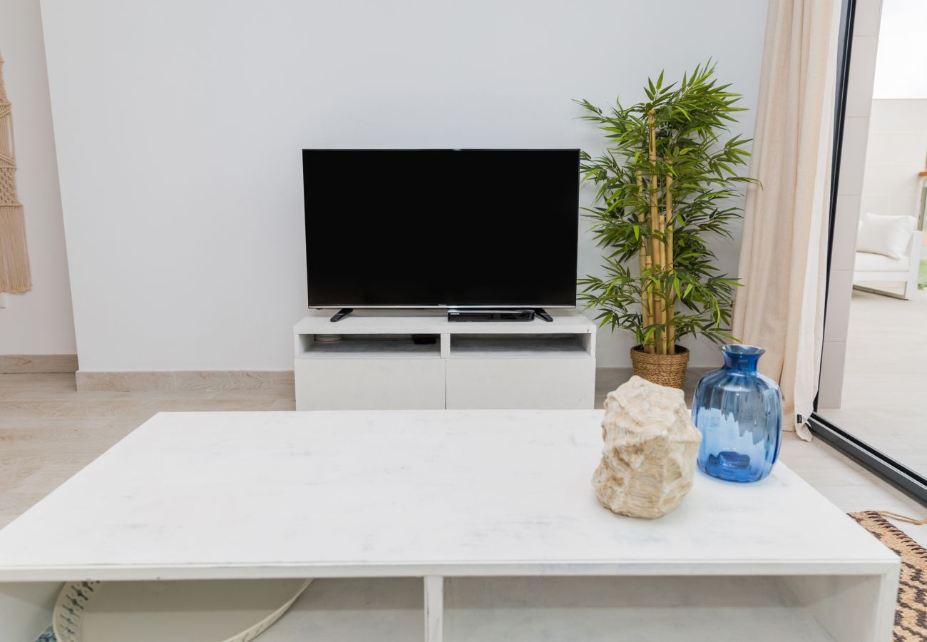 Apartamento en Javea / Xàbia - Altamar Plus Apartment Javea Arenal, Estiloso con AC, Wifi, Terraza y Piscina 