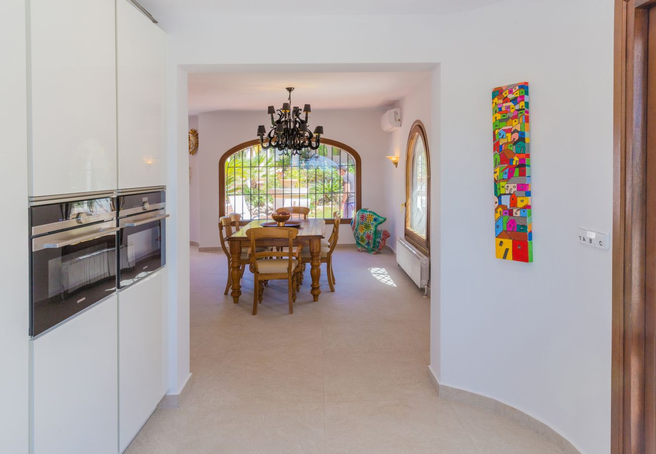 Villa en Benissa - Villa Castillo Benissa, con Piscina Privada y Vistas al Mar