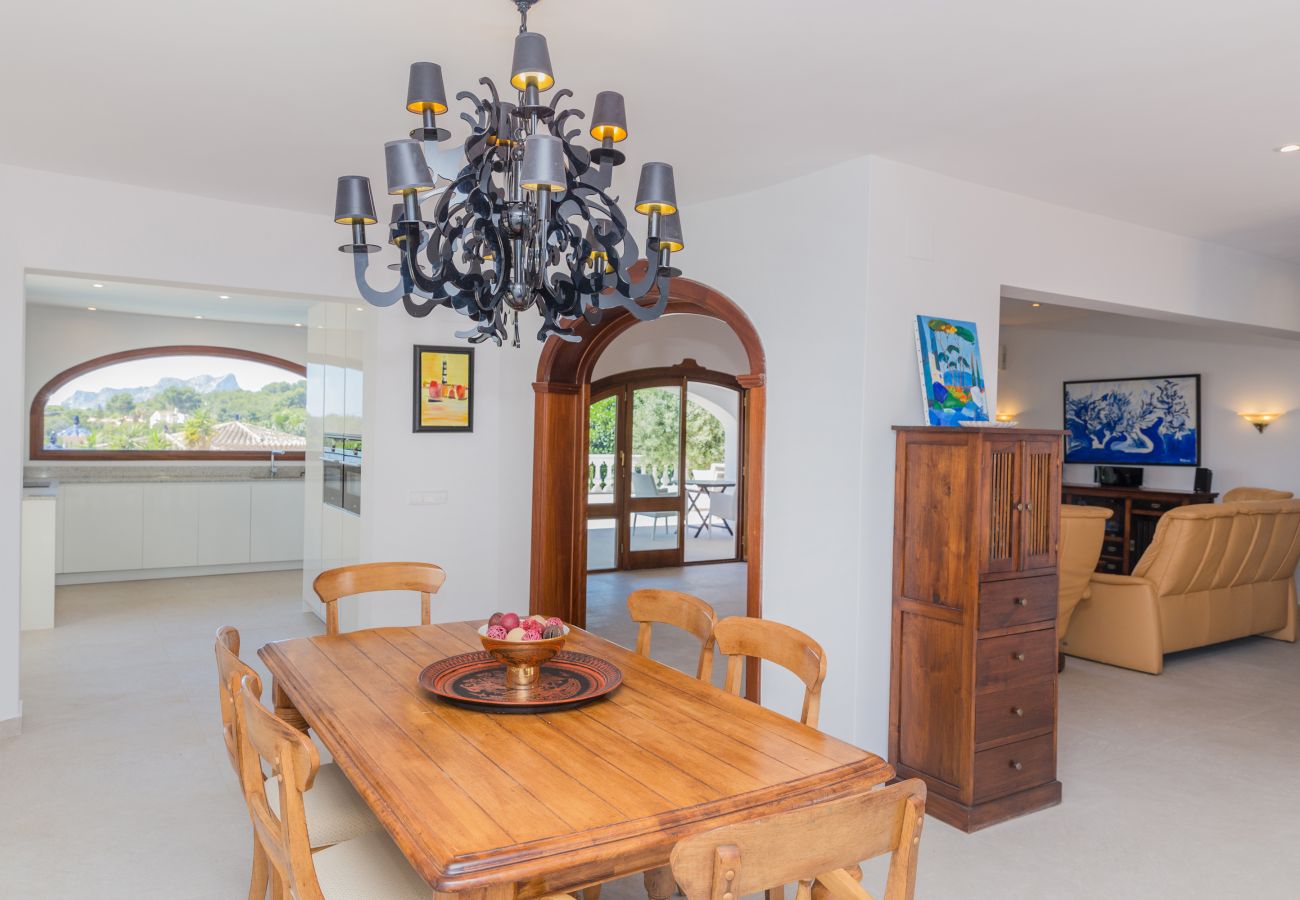 Villa en Benissa - Villa Castillo Benissa, con Piscina Privada y Vistas al Mar