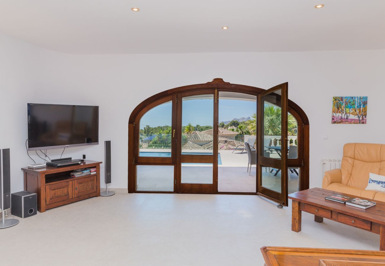 Villa en Benissa - Villa Castillo Benissa, con Piscina Privada y Vistas al Mar