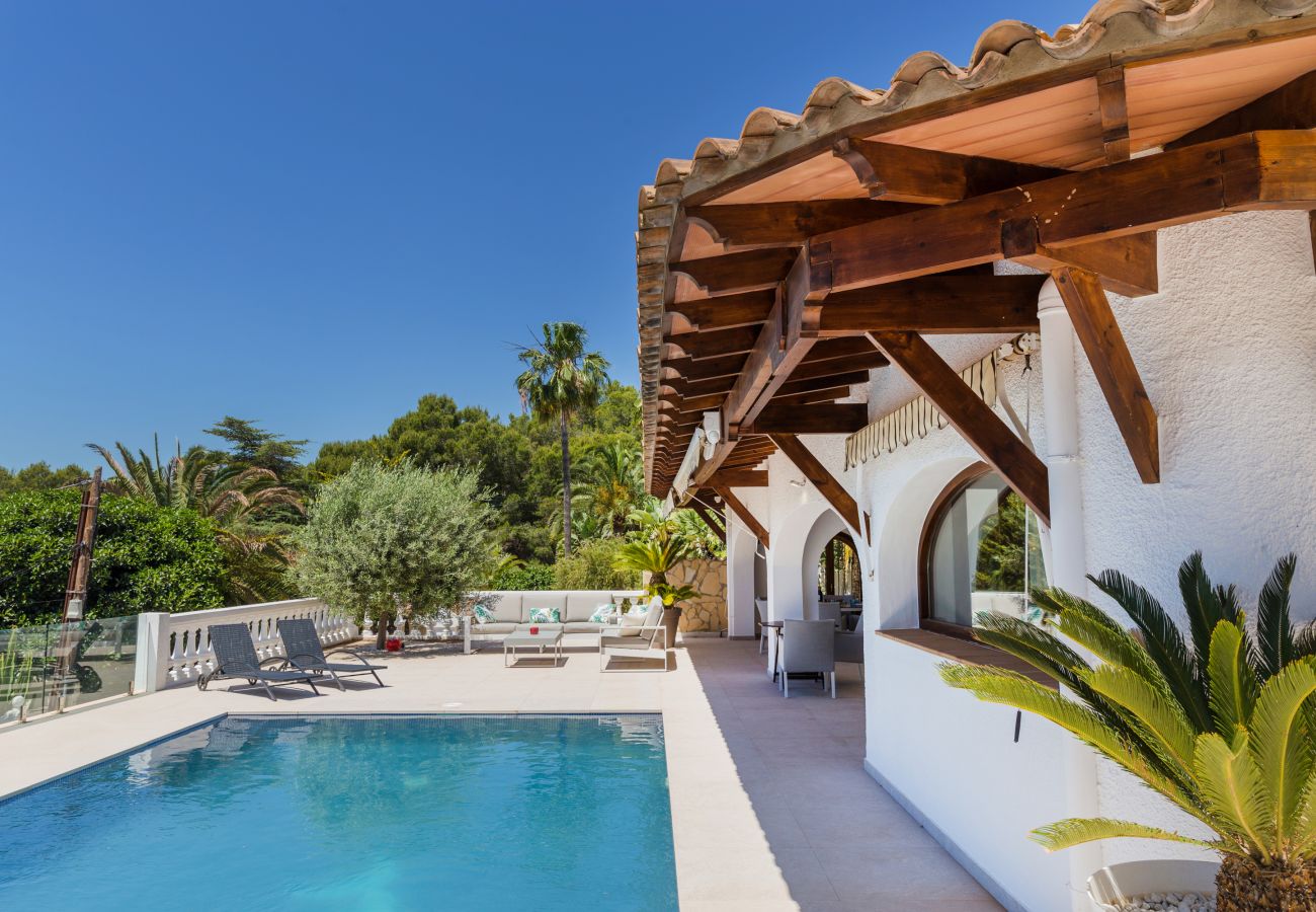 Villa en Benissa - Villa Castillo Benissa, con Piscina Privada y Vistas al Mar