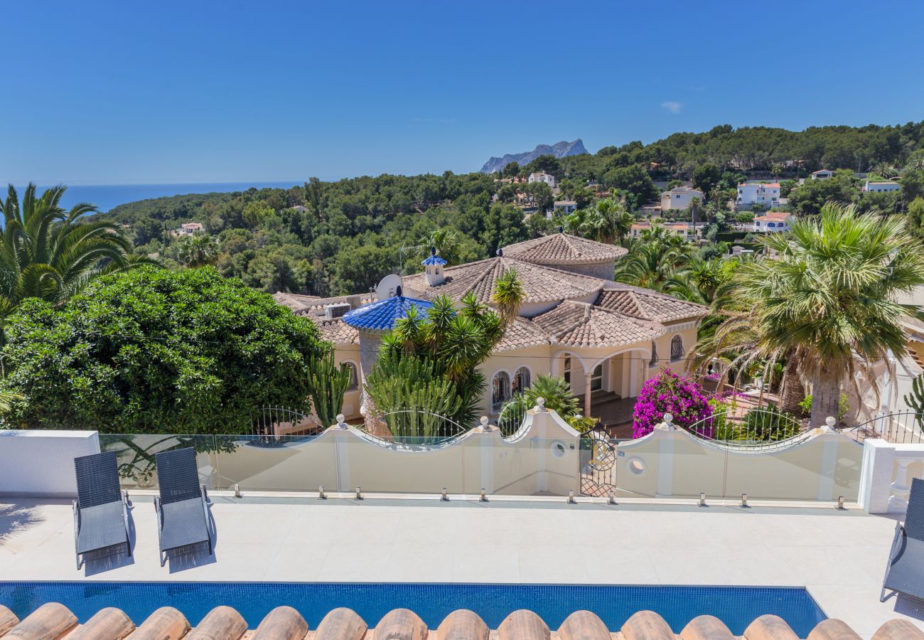 Villa en Benissa - Villa Castillo Benissa, con Piscina Privada y Vistas al Mar