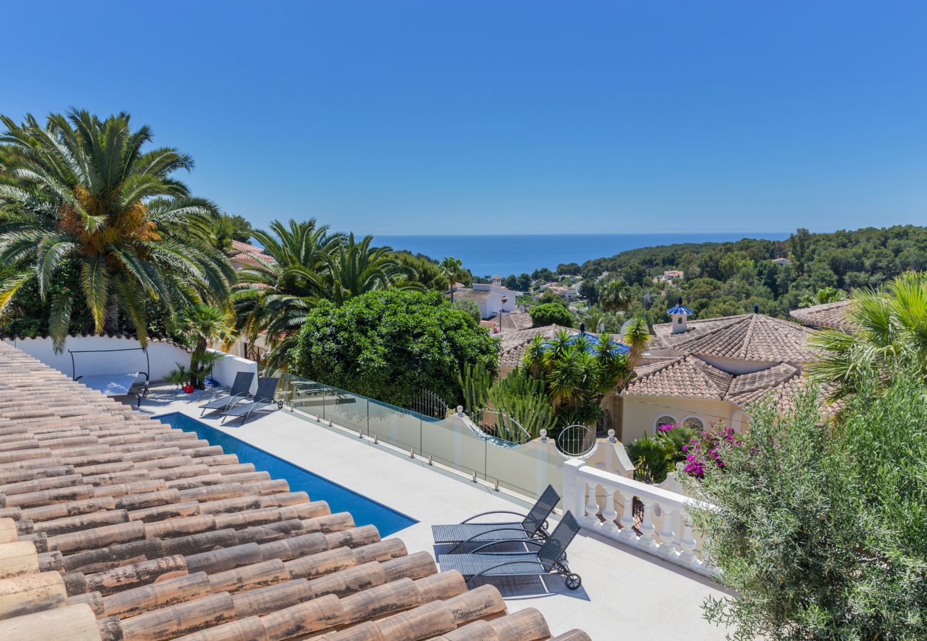Villa en Benissa - Villa Castillo Benissa, con Piscina Privada y Vistas al Mar
