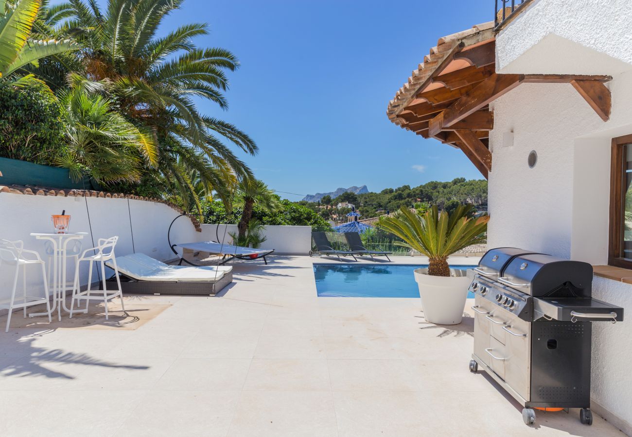 Villa en Benissa - Villa Castillo Benissa, con Piscina Privada y Vistas al Mar