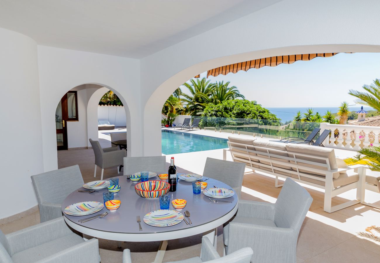 Villa en Benissa - Villa Castillo Benissa, con Piscina Privada y Vistas al Mar