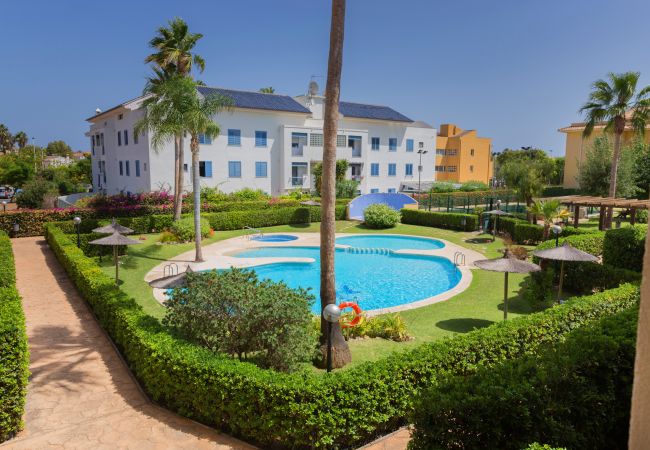 Apartamento en Javea / Xàbia -  Luz de Javea I Apartment, Estiloso con AC, Wifi, Terraza y Piscina