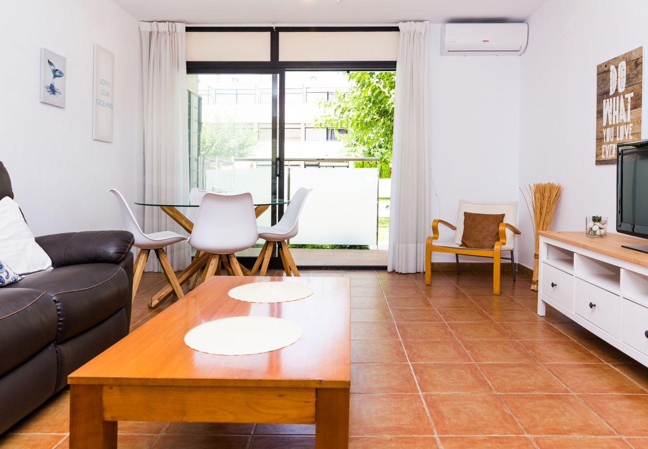 Apartamento en Javea / Xàbia - Santa Barbara Apartment Javea Montañar I , con AACC, Wifi y Piscina Comunitaria