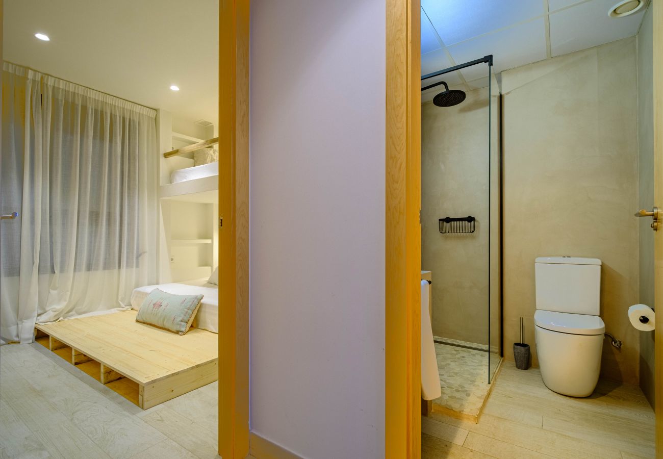 Apartamento en Javea / Xàbia -  Altamar Plus Apartment II Javea Arenal, Estiloso con AC, Wifi, Terraza y Piscina