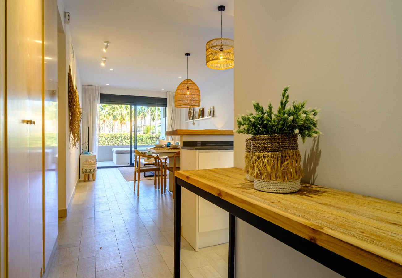 Apartamento en Javea / Xàbia -  Altamar Plus Apartment II Javea Arenal, Estiloso con AC, Wifi, Terraza y Piscina