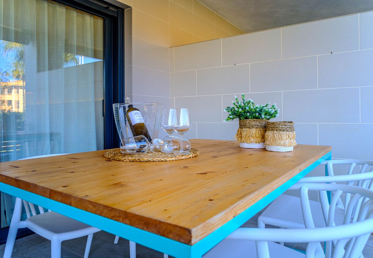 Apartamento en Javea / Xàbia -  Altamar Plus Apartment II Javea Arenal, Estiloso con AC, Wifi, Terraza y Piscina