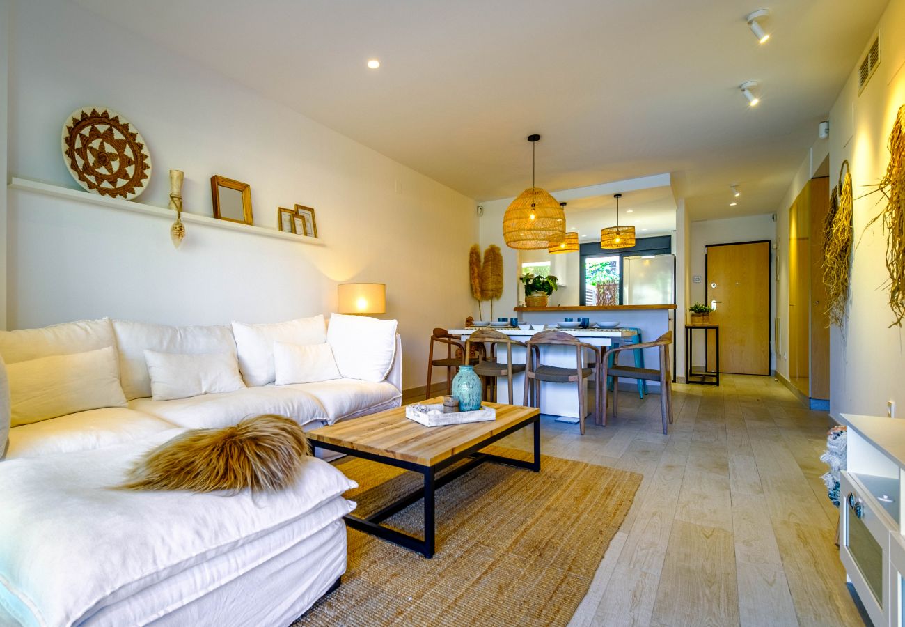 Apartamento en Javea / Xàbia -  Altamar Plus Apartment II Javea Arenal, Estiloso con AC, Wifi, Terraza y Piscina