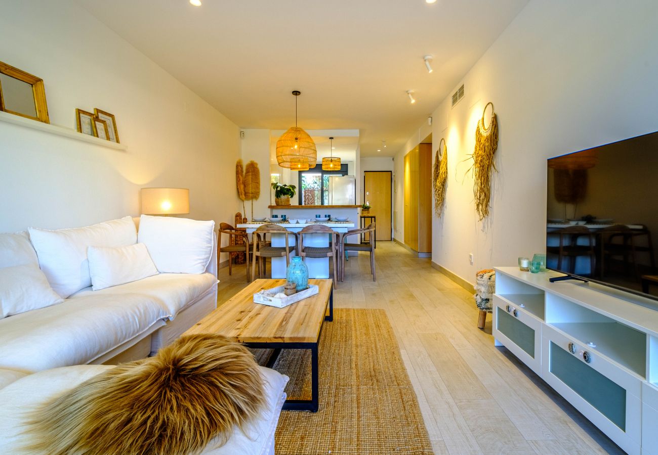 Apartamento en Javea / Xàbia -  Altamar Plus Apartment II Javea Arenal, Estiloso con AC, Wifi, Terraza y Piscina