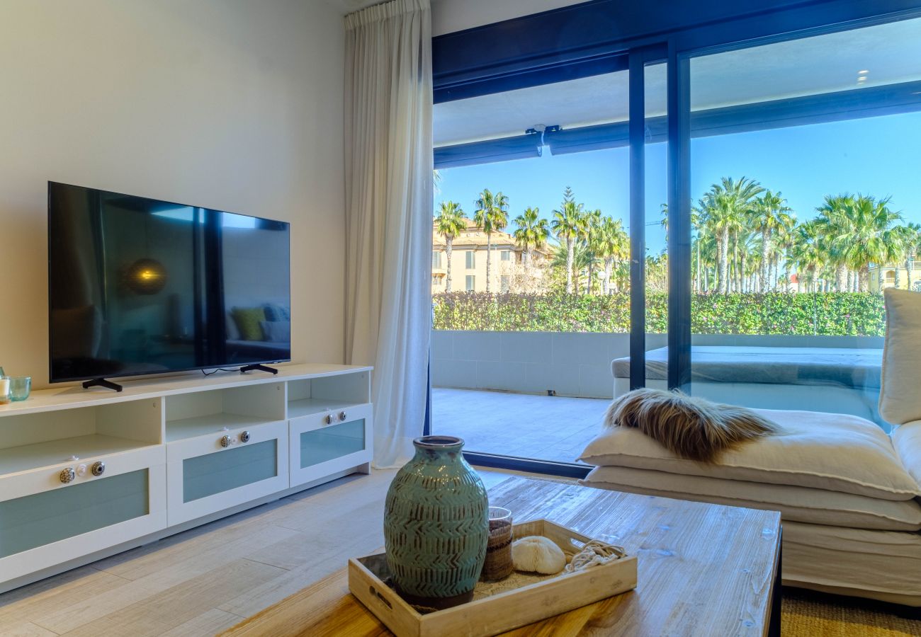 Apartamento en Javea / Xàbia -  Altamar Plus Apartment II Javea Arenal, Estiloso con AC, Wifi, Terraza y Piscina