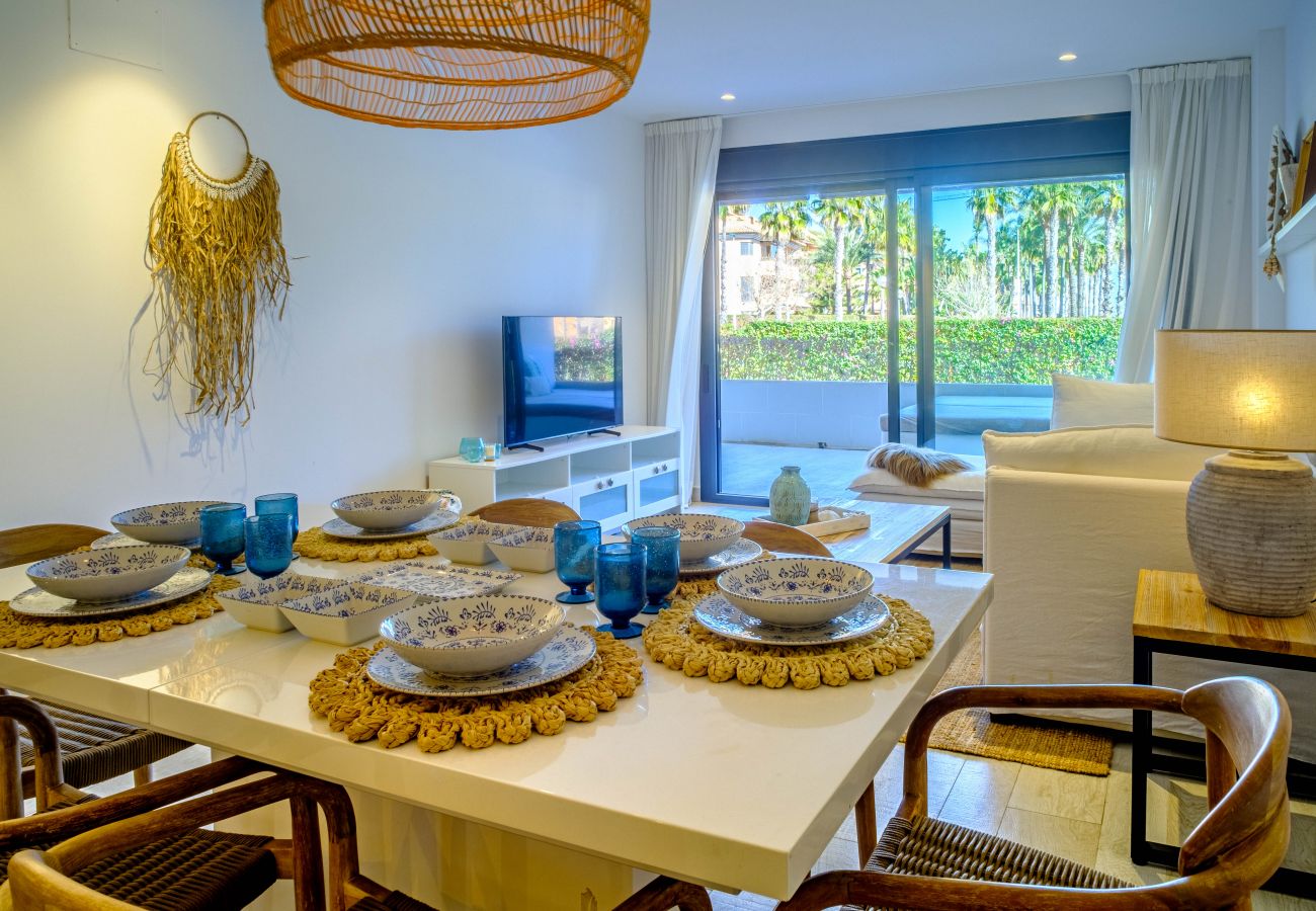 Apartamento en Javea / Xàbia -  Altamar Plus Apartment II Javea Arenal, Estiloso con AC, Wifi, Terraza y Piscina
