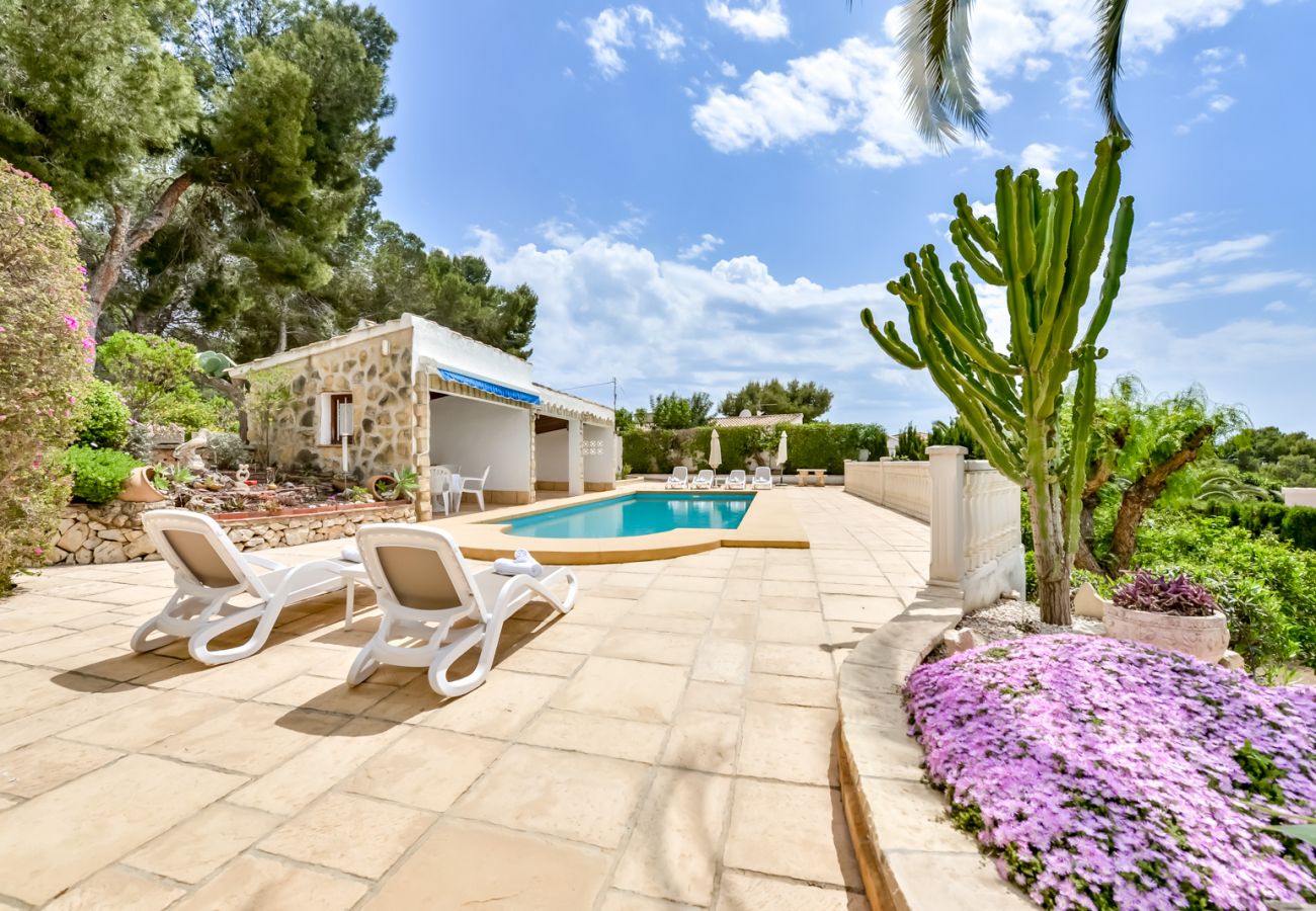 Villa en Benissa - LAS ROSAS, alquiler de villa en Benissa para 8 pax con piscina privada