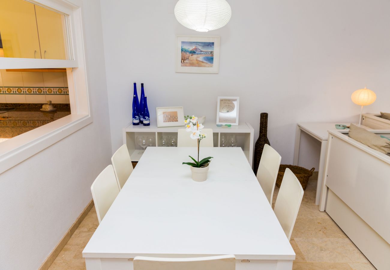 Apartamento en Javea / Xàbia - La Romana Triplex Apartment Javea Arenal, con Terraza, AC, Piscina , Jardín, Tennis,