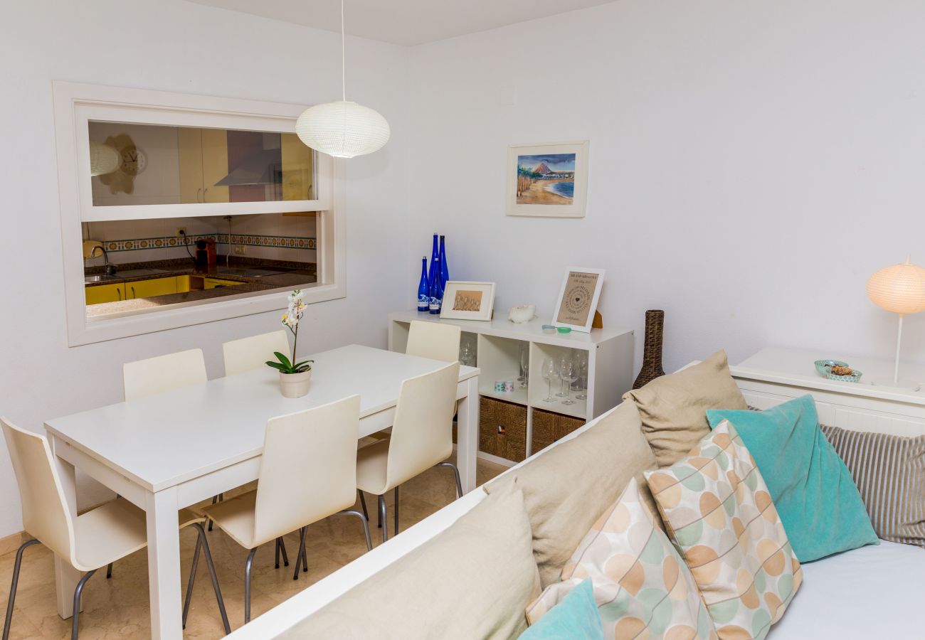 Apartamento en Javea / Xàbia - La Romana Triplex Apartment Javea Arenal, con Terraza, AC, Piscina , Jardín, Tennis,