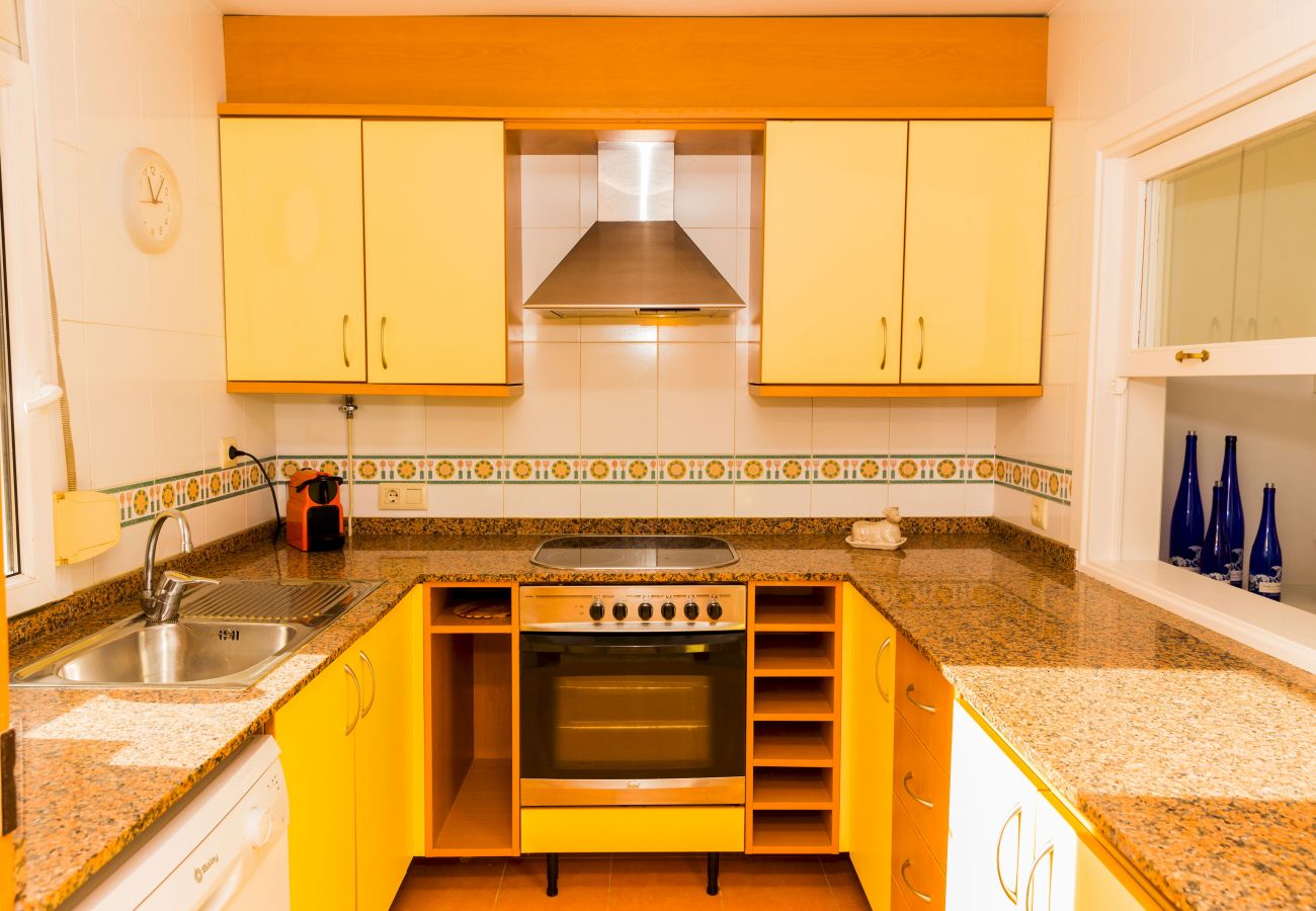 Apartamento en Javea / Xàbia - La Romana Triplex Apartment Javea Arenal, con Terraza, AC, Piscina , Jardín, Tennis,