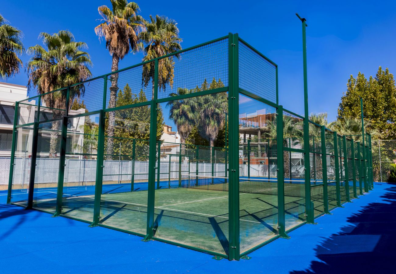 Apartamento en Javea / Xàbia - La Romana Triplex Apartment Javea Arenal, con Terraza, AC, Piscina , Jardín, Tennis,