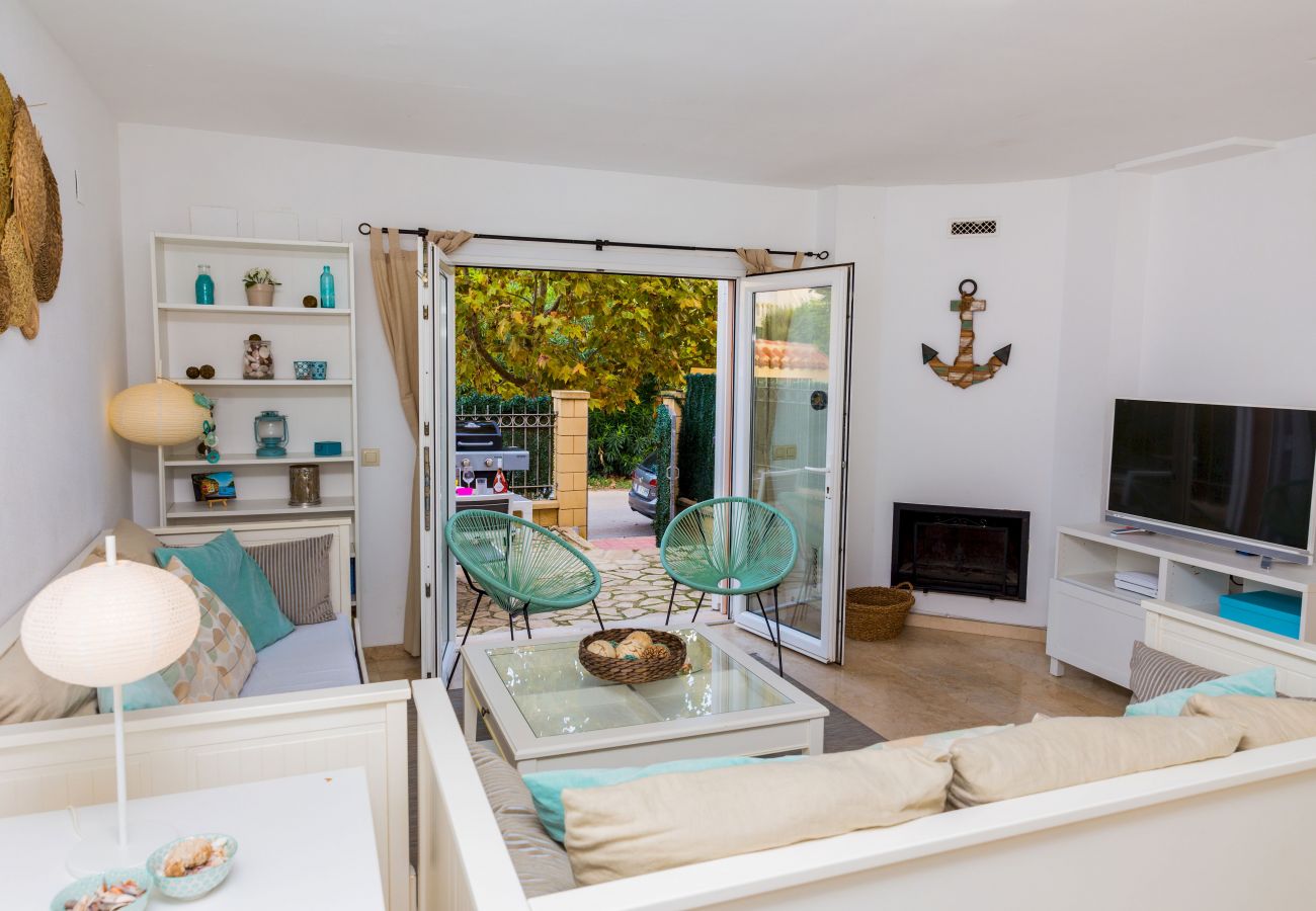 Apartamento en Javea / Xàbia - La Romana Triplex Apartment Javea Arenal, con Terraza, AC, Piscina , Jardín, Tennis,