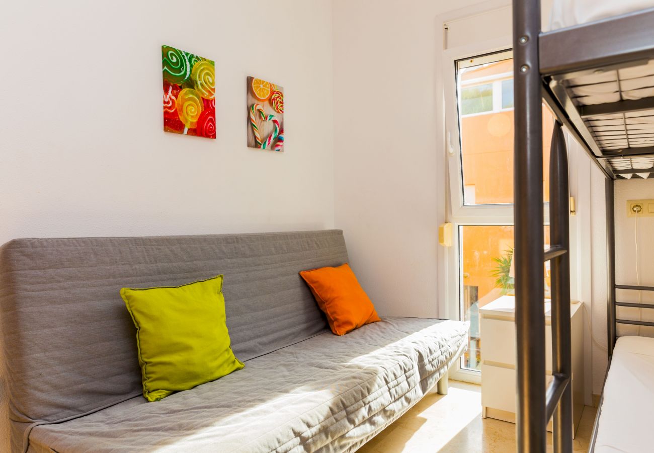 Apartamento en Javea / Xàbia - La Romana Triplex Apartment Javea Arenal, con Terraza, AC, Piscina , Jardín, Tennis,