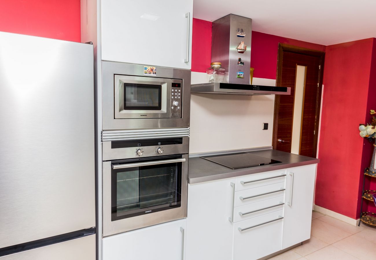 Apartamento en Javea / Xàbia - Albamar Apartment Javea Arenal, con grandes Terrazas, Solarium, AC y Piscina comunitaria