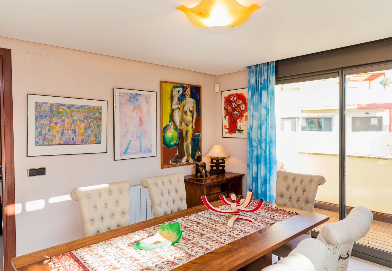 Apartamento en Javea / Xàbia - Albamar Apartment Javea Arenal, con grandes Terrazas, Solarium, AC y Piscina comunitaria
