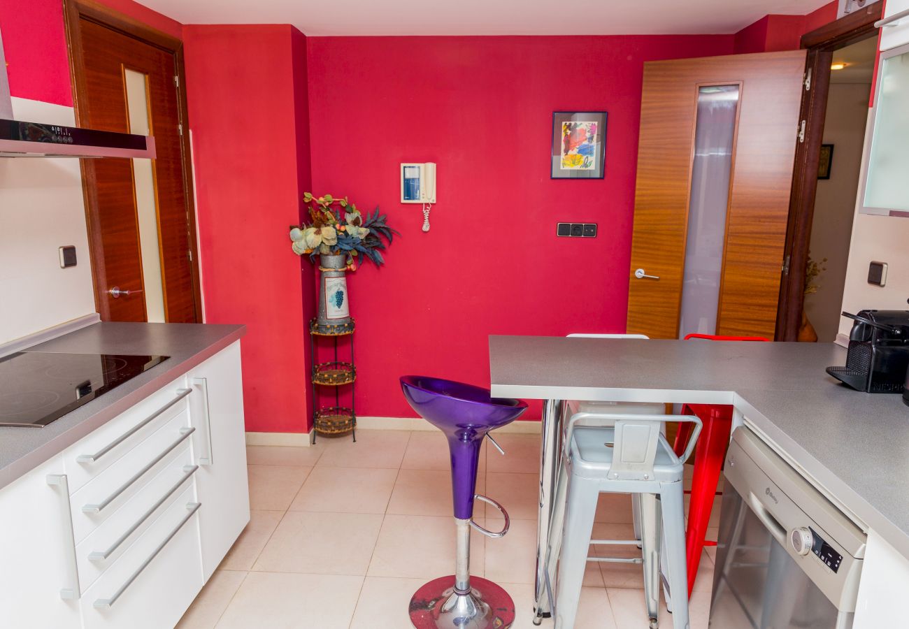 Apartamento en Javea / Xàbia - Albamar Apartment Javea Arenal, con grandes Terrazas, Solarium, AC y Piscina comunitaria