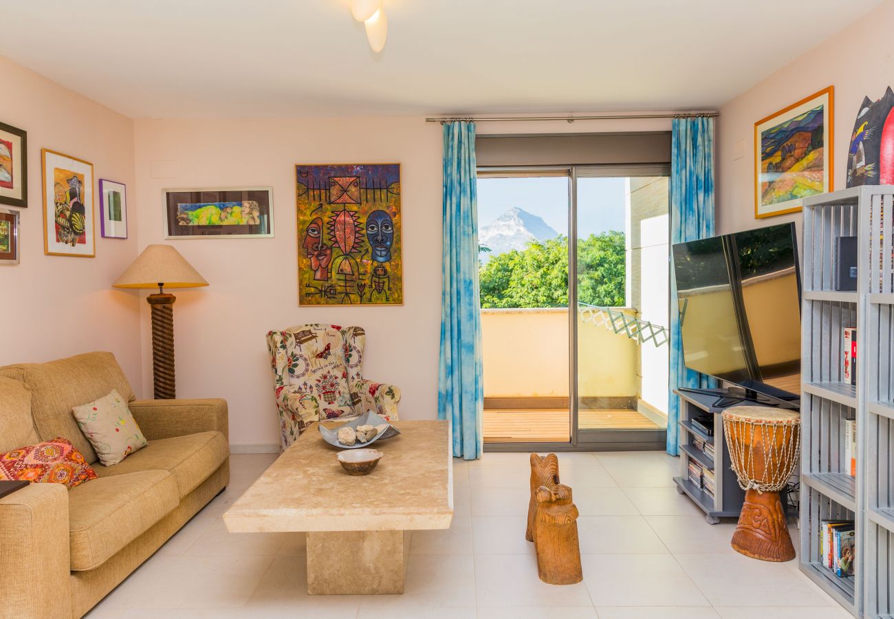 Apartamento en Javea / Xàbia - Albamar Apartment Javea Arenal, con grandes Terrazas, Solarium, AC y Piscina comunitaria